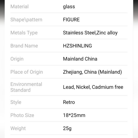 Beautiful Lady Portrait with glass finish earrings - Picture 3 of 6